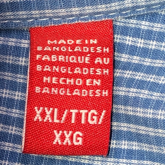 IZOD button down collar office dress shirt - Picture 8 of 8